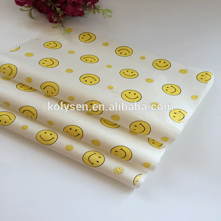 PE back side coated burger wrapping paper