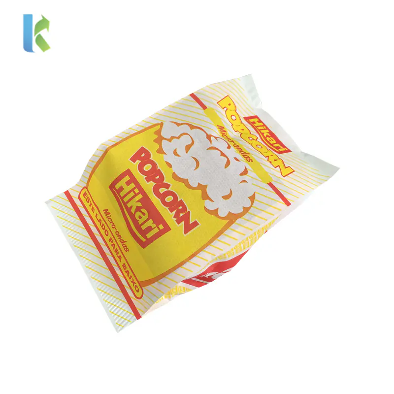Large Para New Bolso Logo SealableMicroondas Corn Bulk Wholesale Craft Paper Popcorn Bag