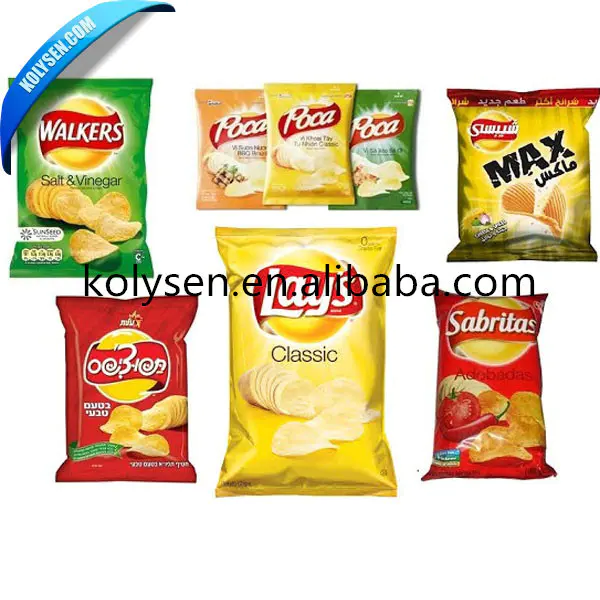 Plastic Laminated Packaging Bags for Dried Fruit and Potato Chips