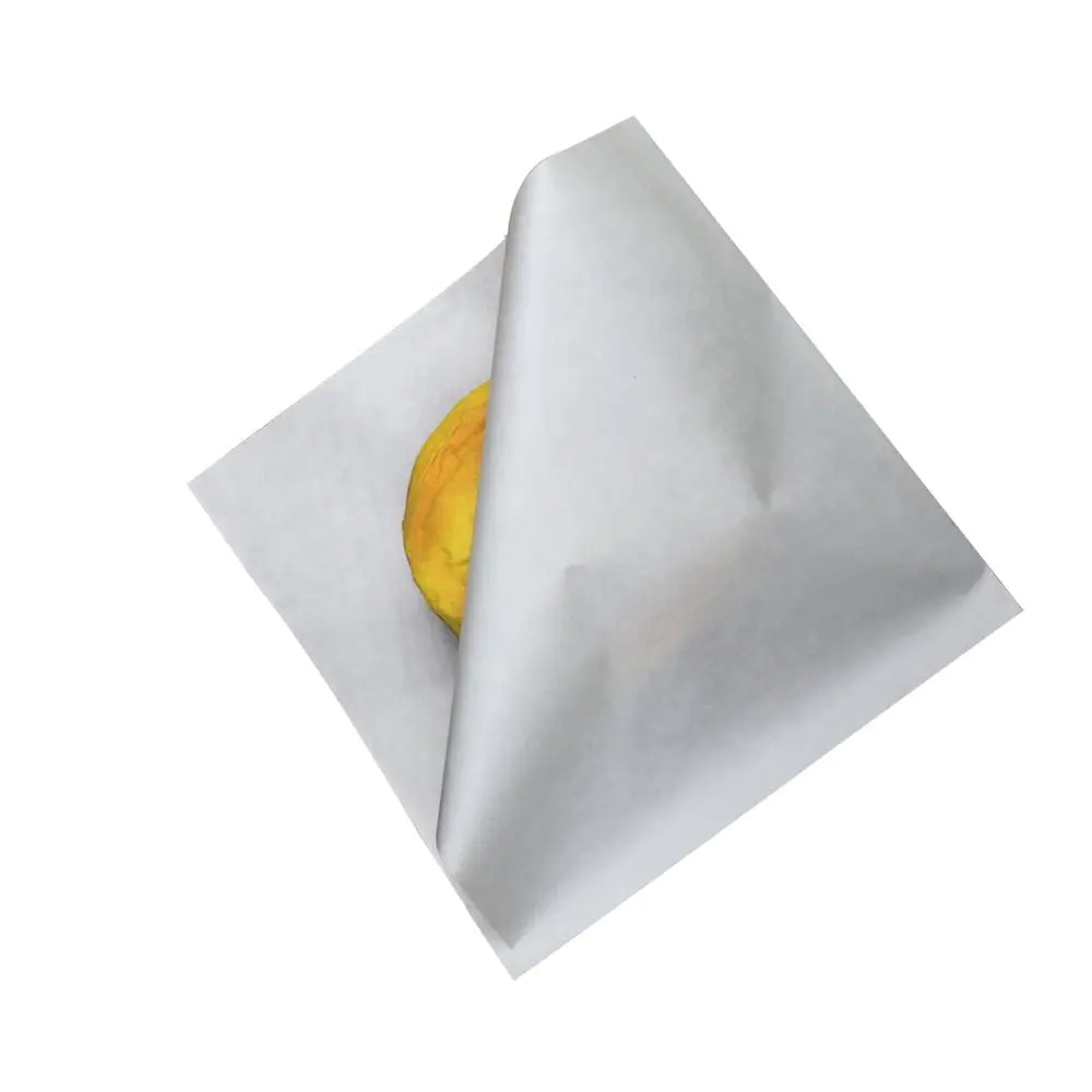 Hamburguesas O Envoltura De Kebab Bolsas Fabricadas En Papel Antigrasa Greaseproof Paper Bag Kraft Paper Cookie Packaging Accept