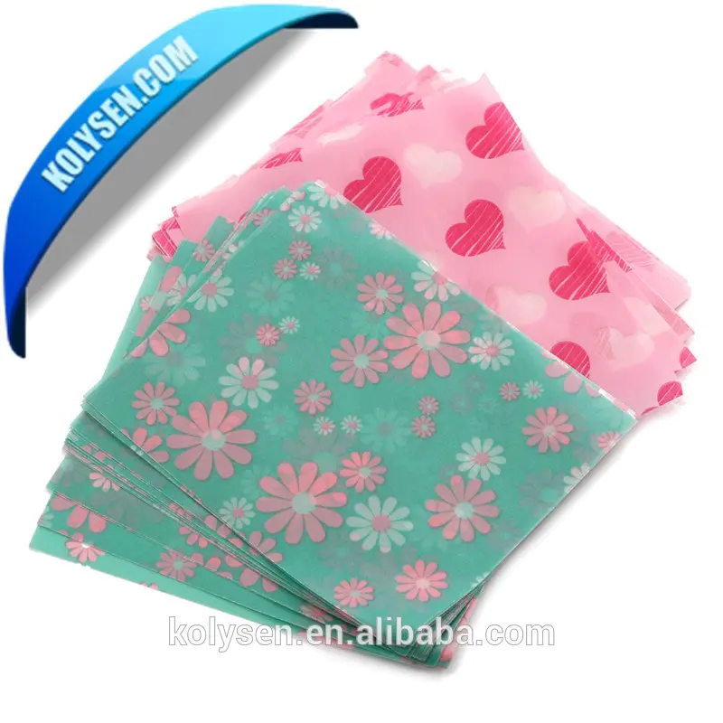Food grade bubble gum/candy wax paper wrapping
