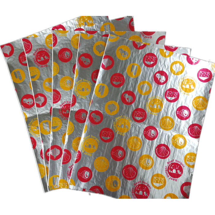 CustomizedHamburger/Sandwich Wrapping Papers material aluminum foil paper