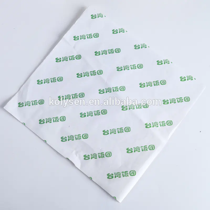 Kolysen grease proof paper sheets wrap food