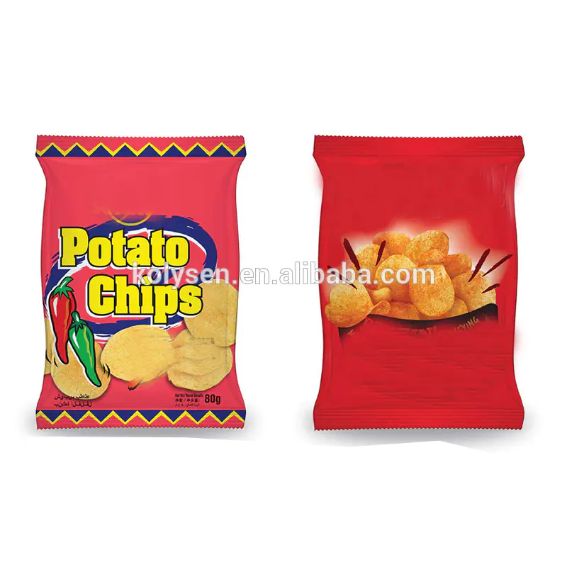 Food Packaging Bag Custom Plastic PE Snack Heat Seal Gravure Printing Shrink Bag Moisture Proof Accept