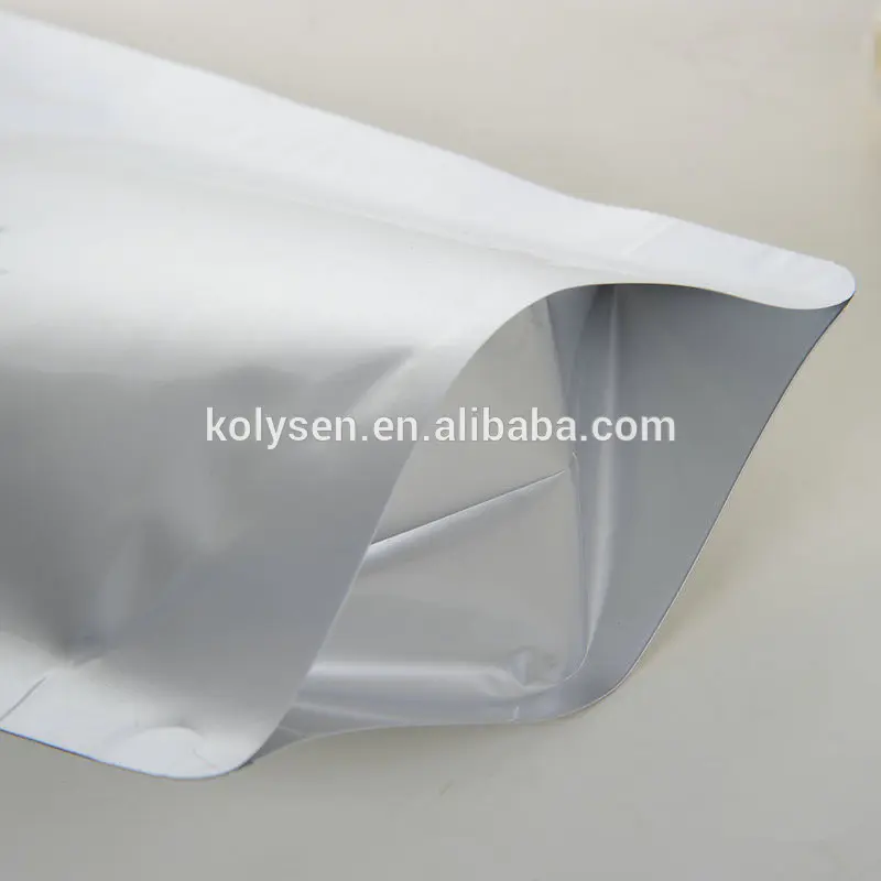 Blank Foil Silver Plastic Power Pouch