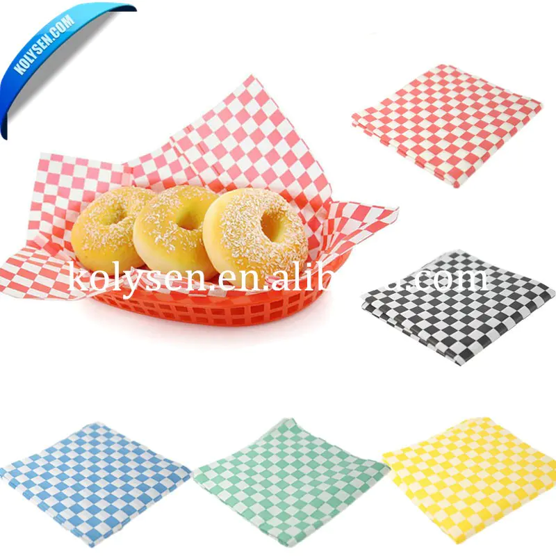 Custom Printed Sandwich Wrapping Paper Parchment Paper Wood Pulp Offset Printing Virgin Chemical Pulp Waterproof Uncoated Accept