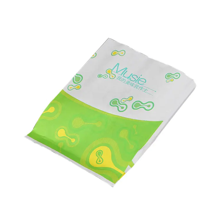 Custom printed food grade Food wrapper Sac papier bag greaseproof paper bag Manufacturer