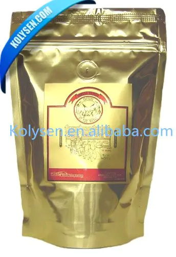 Customized Printed Coffee Pouch with Zip Clock