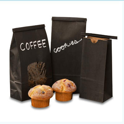 Kolysen Custom Printed Laminated packing Paper Pouches Coffee Bags With Tin Tie
