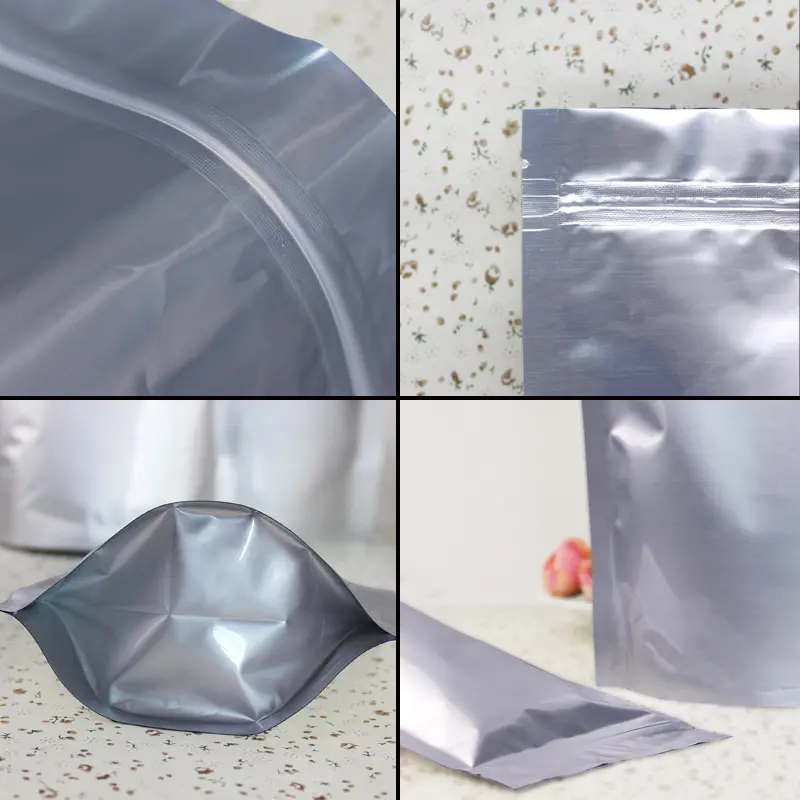 Customized Aluminum Foil Zipper bag Flour Packaging Bag Aluminum foil pouchSupplier
