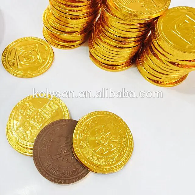 chocolate coin foil packaging materials