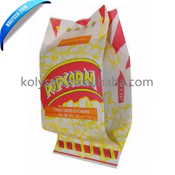 Kolysen Custom Plastic Popcorn Packaging Bag Popcorn Bag
