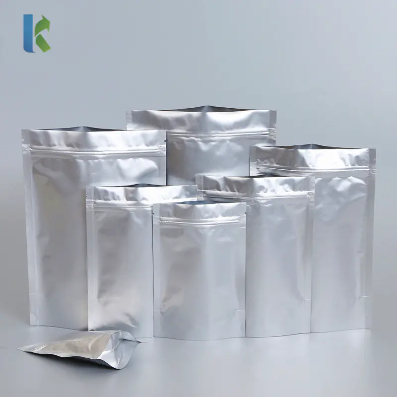 hot sale high quality factory wholesale aluminum foil self sealing supportingbag