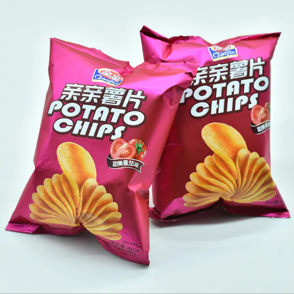 factory delivery laminated plastic potato chips bags for french fries