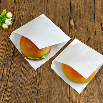 Custom Printed Greaseproof paper Bags packing for deli food