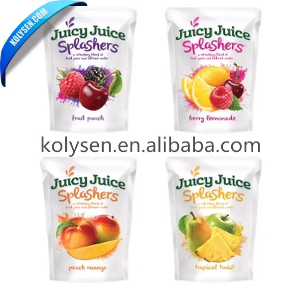 Stand up Drinks Packing Pouch/Fruit Juice Bag/Plastic Liquid Packing Bag