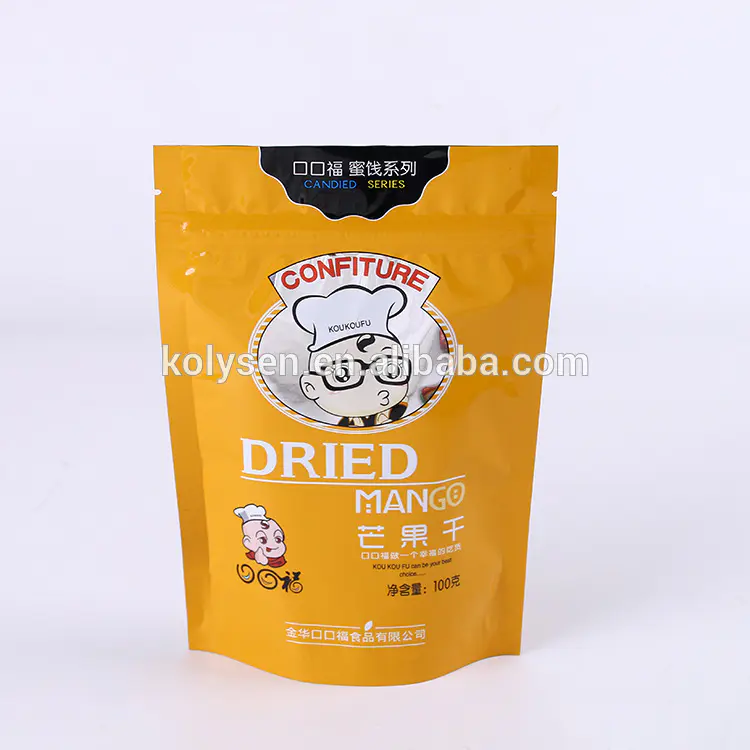 Aluminum foil lined plastic plantain potato chips packaging bags