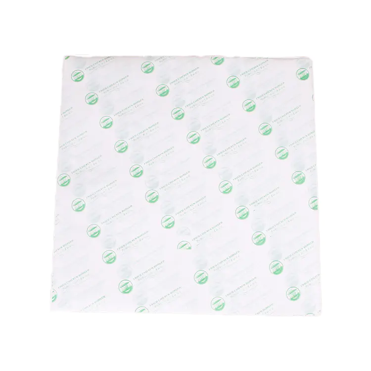 Deli food wrapping paper sheet