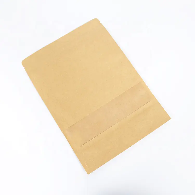 KOLYSEN Custom logo FAD Approved Waterproof tea bag Kraft Paper Bag for Dry Pasta China supplier