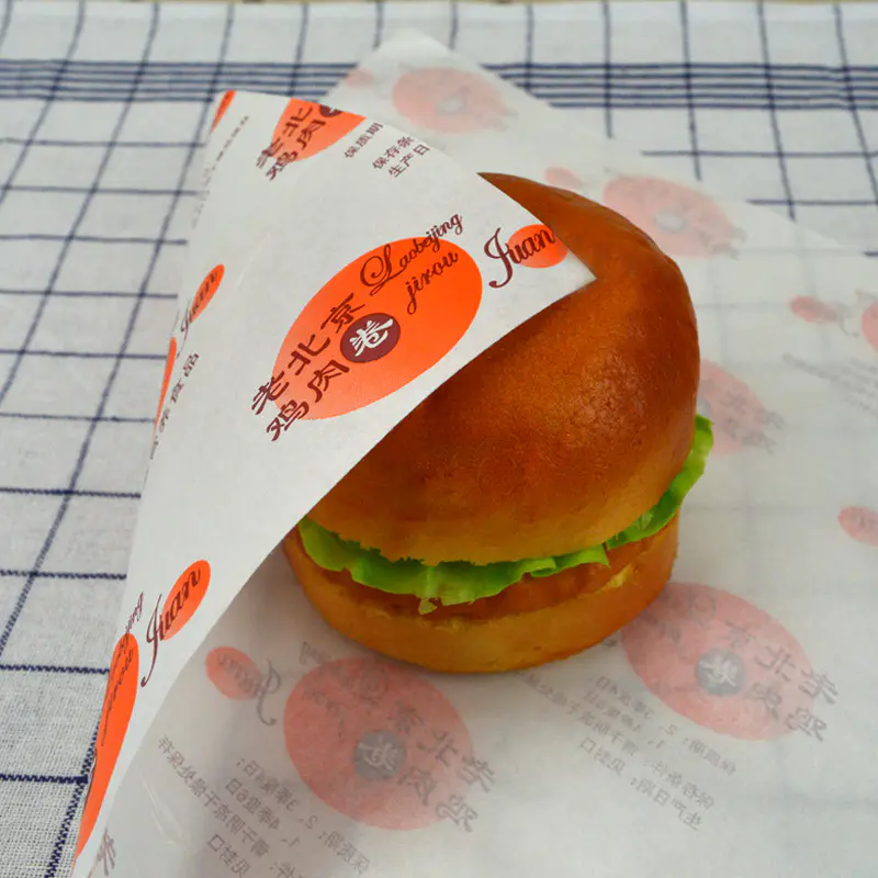 High Quality Fast Food/Sandwich/Burger Wrapping Paper