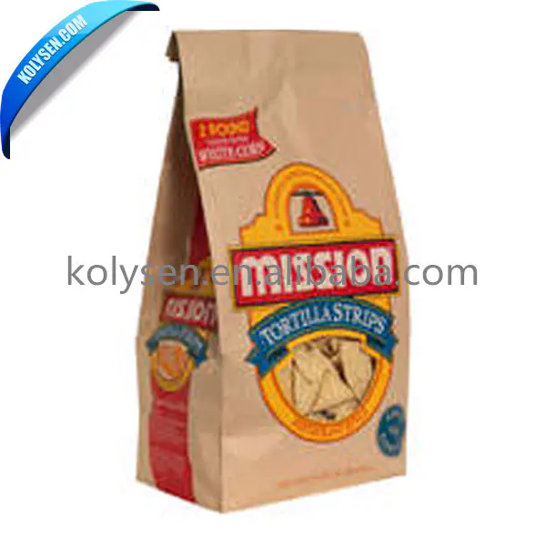 High Quality Paper Nuts Packing Paper Bag Wholesale