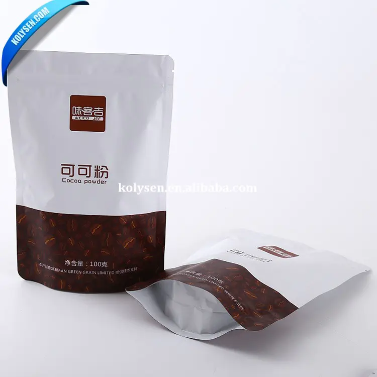 Custom resealable powder packaging aluminum foil bag