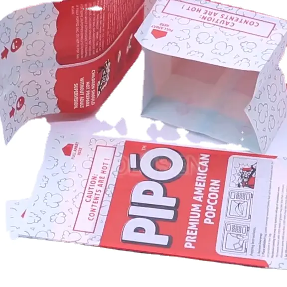 Food grade microwave paper bag for popcorn packing