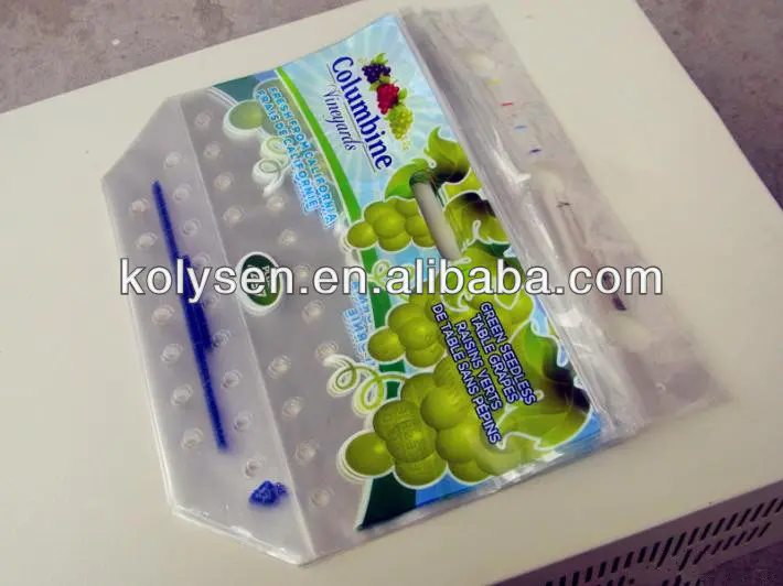 Perforated Standup Bag for Fruit Packing
