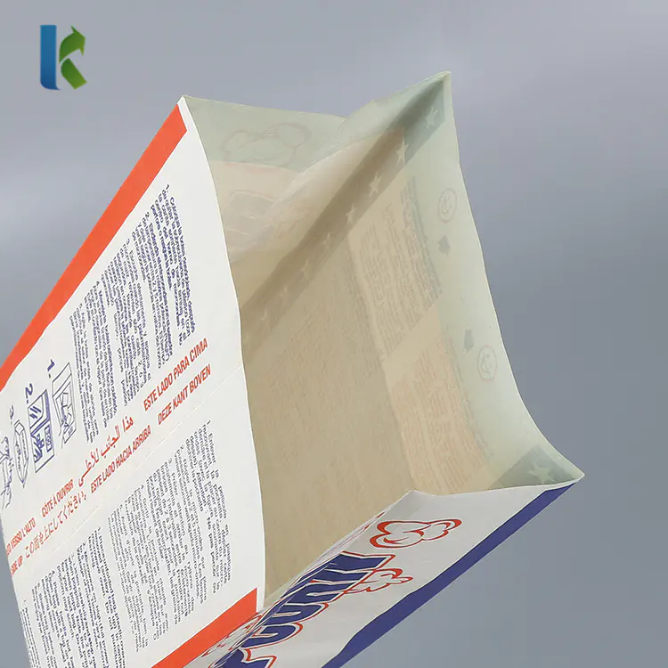 Sealable Popcorn Factory Kraft Bolso Microondas Para CornWholesale Logo Bags With Own Design
