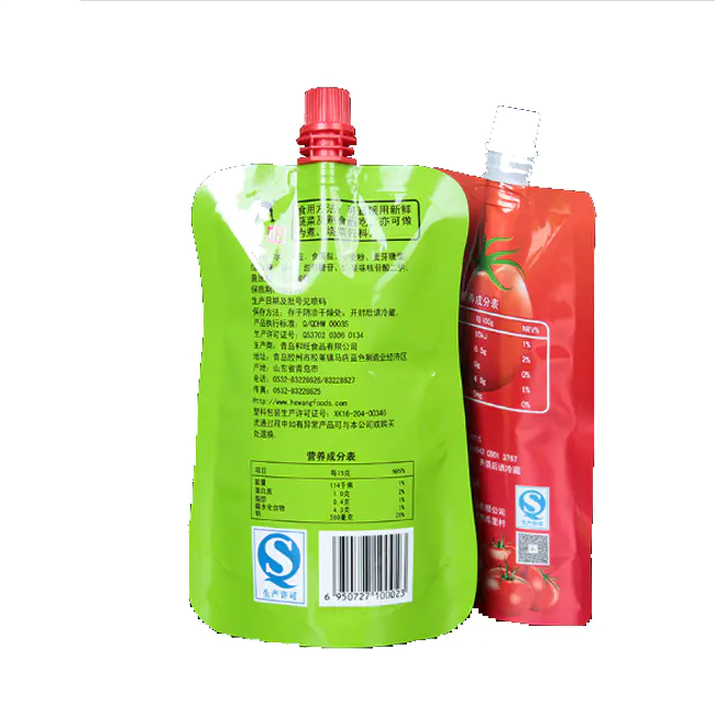 kolysenstanding up pouch for packaging juice