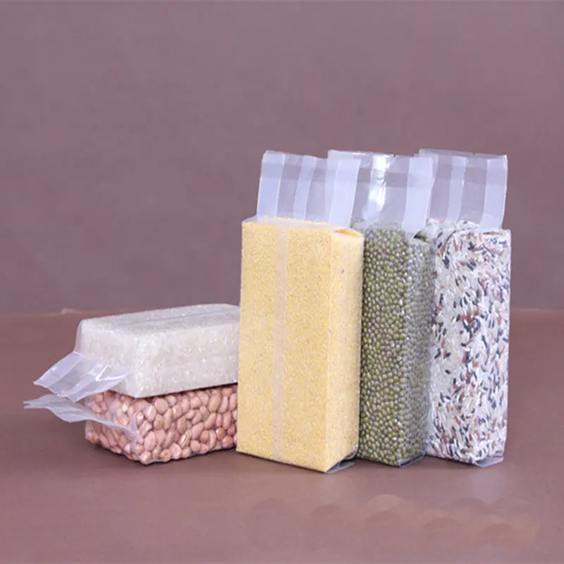 Factory customized empty rice bags for sale rice plastic vacuum bag