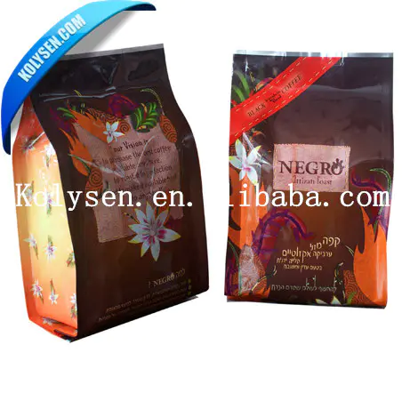 Kolysen Custom Printed Colombian Ground Coffee packaging Bags