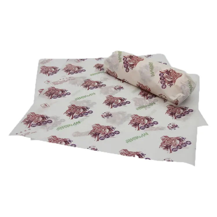 Greasy sea food table mat wrapping greaseproof paper