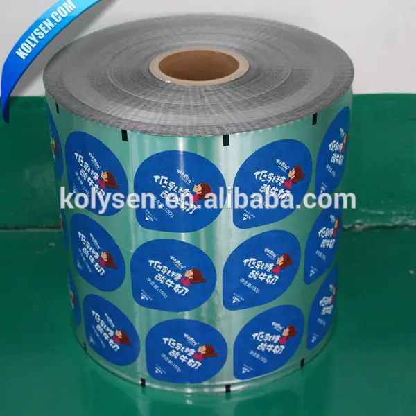 40mic sealing aluminum lidding film for yogurt and water cup covering