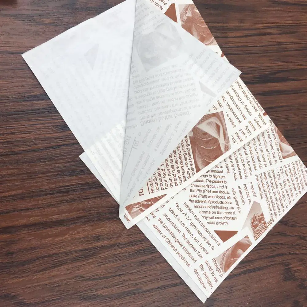 Customized food grade greaseproof paper pocket Manufacturer