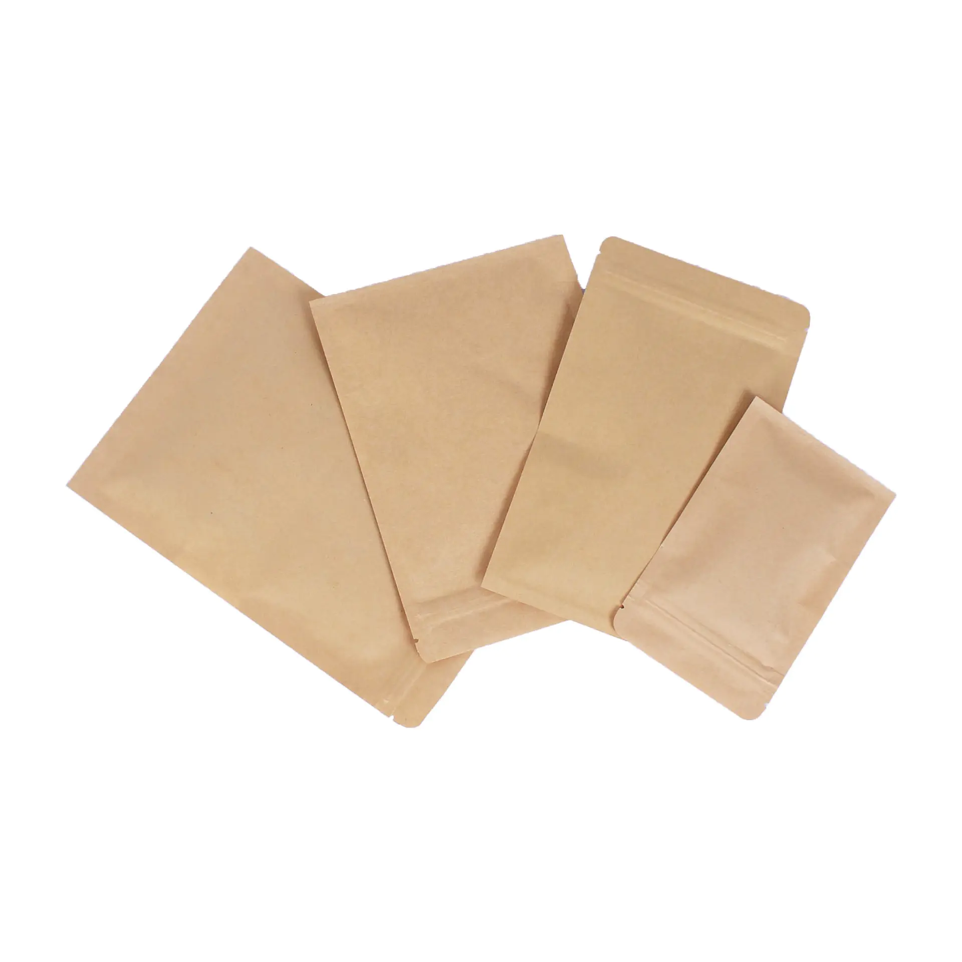 china Manufacture Customizedfood grade small cookie packaging kraft paper bag aluminuming inside layer food packagingbag