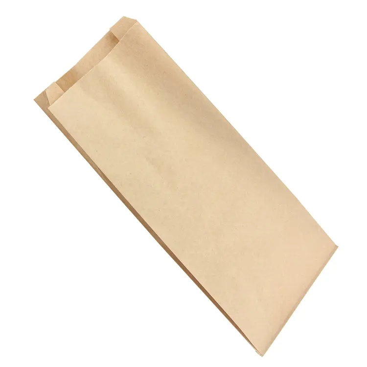 kraft paper bag without zipper for food stuff