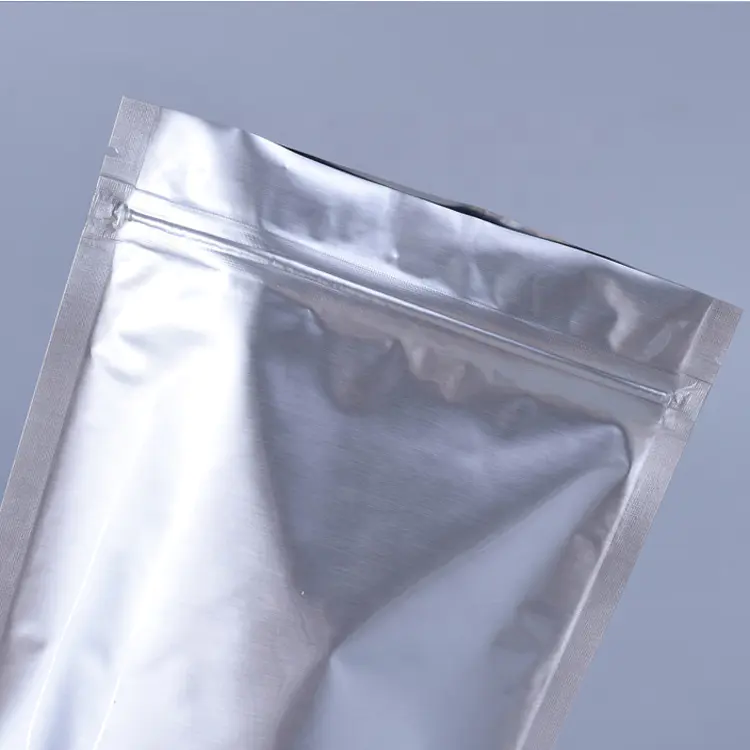 silver color aluminum foil pouch for coffee bean,tea packaging