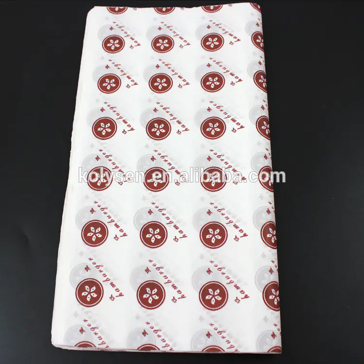 Prime quality hamburger wrapping pe coated paper sheet