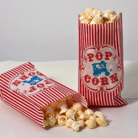 custom food grade popcorn paper bag in good quality
