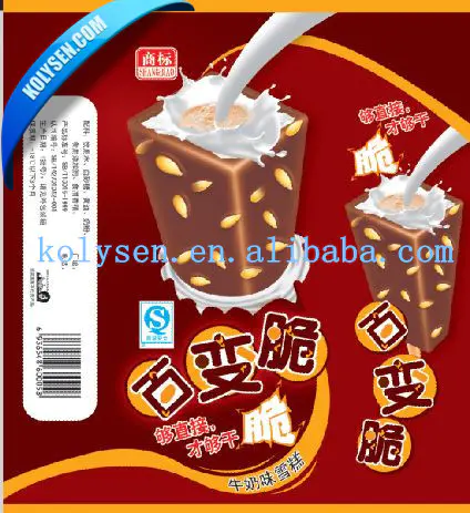 printed plastic Popsicle Wrapper/ice cream wrapper/laminated new design attractive package bag