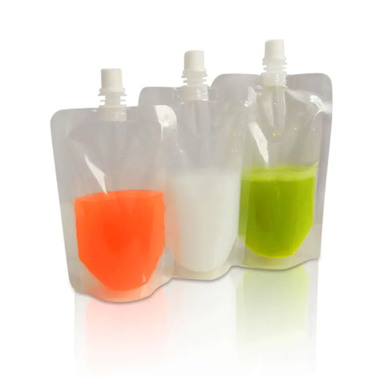 Food Grade Shaped Spout Pouch Bag for Packaging Juice