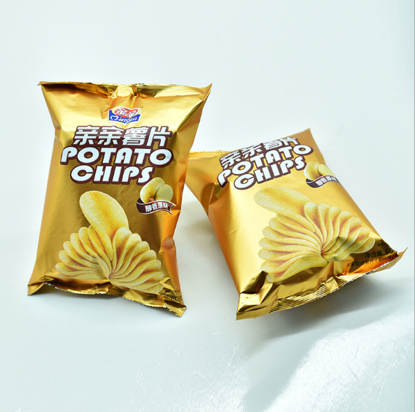 Factory Heat Sealing Custom Printed Snack Food Packaging Plastic Potato Chips Bag