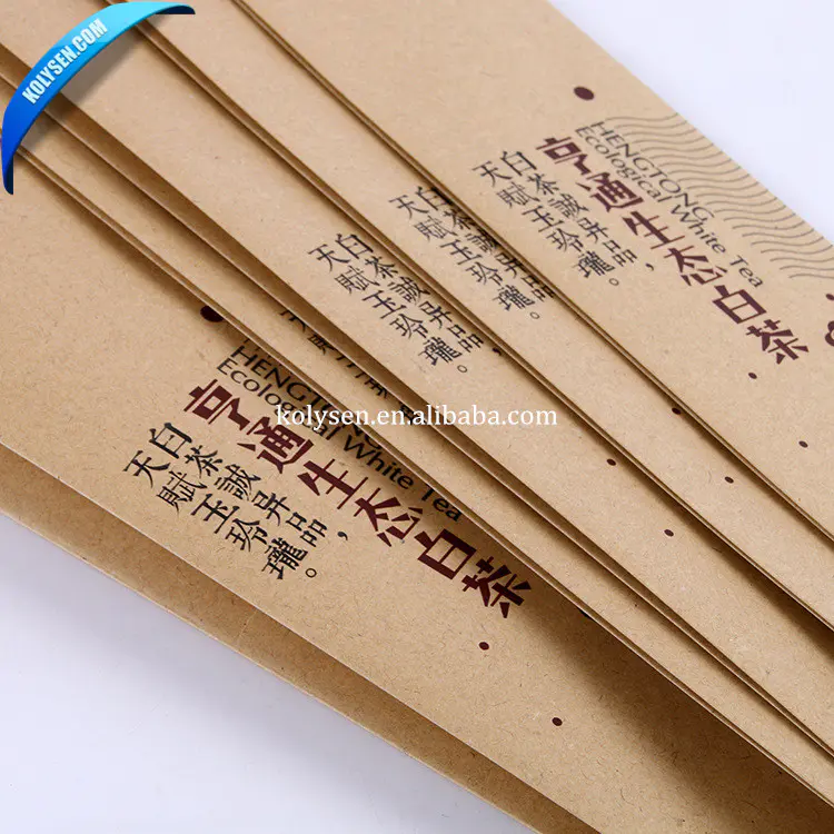 Sealant kraft paper gusset bag for tea packaging