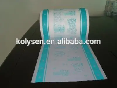 KOLYSEN Printed PE Film for Baby Diaper Packing