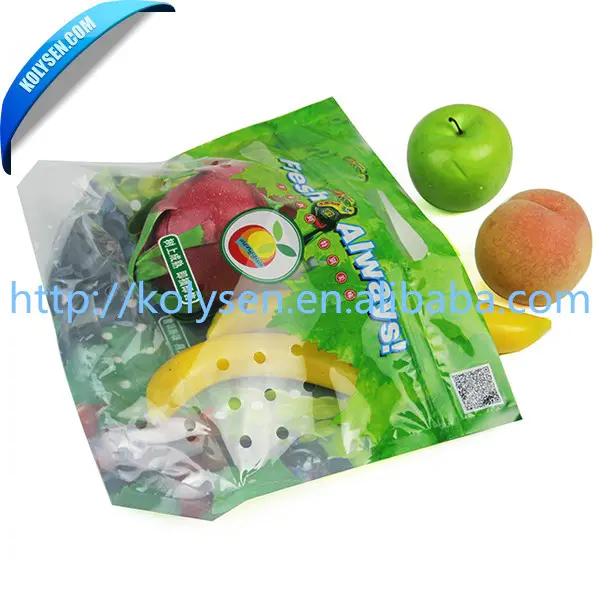 Custom printed food grade moisture proof grape packaging bag made in china