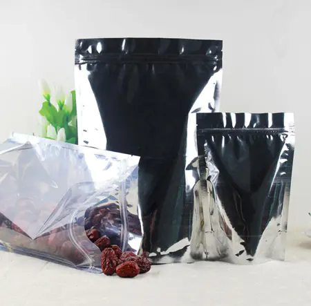 wholesale aluminum foil bags standup pouch with zipper