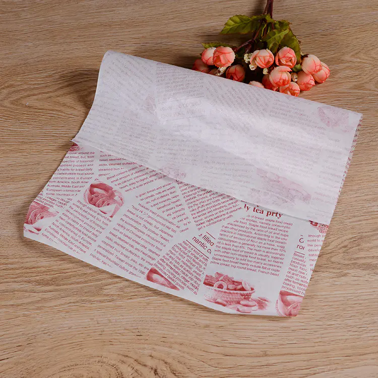 French Fries Deli food wrap greaseproof papers
