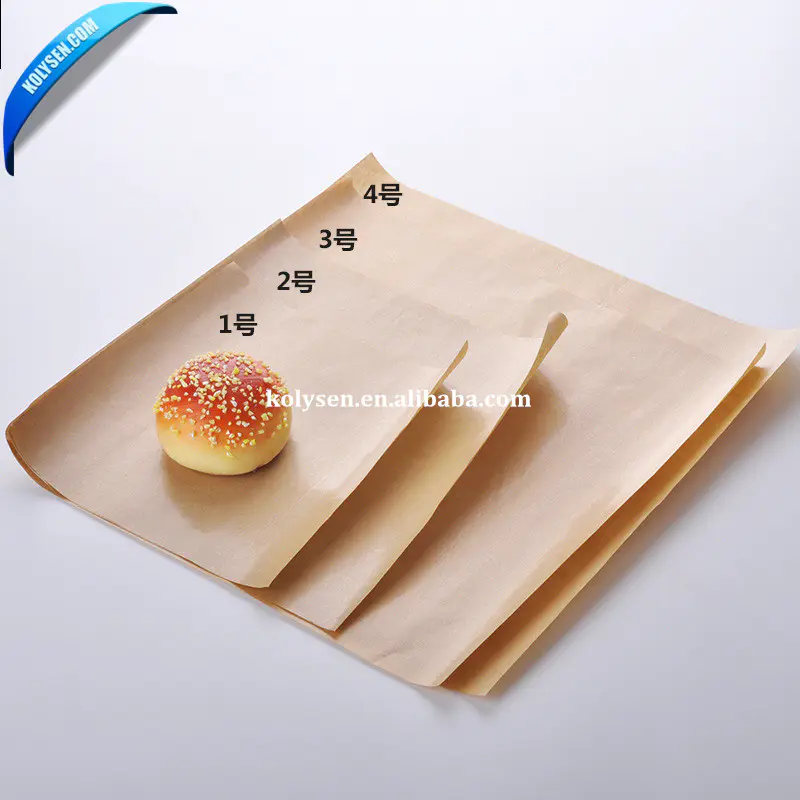 PE coated brown kraft paper for burger wrapping