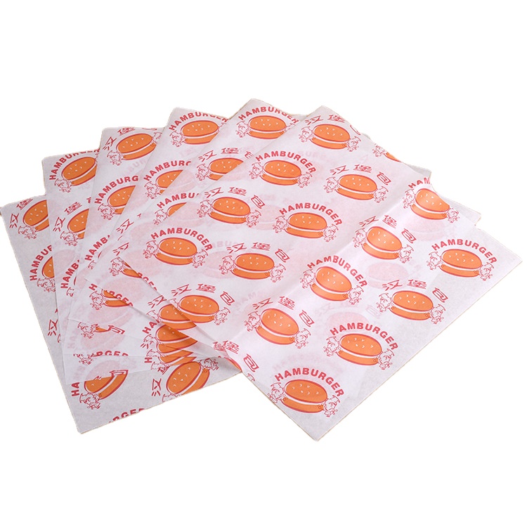 wrapperburger sandwich Greaseproof paper bag wax paper Logo Customfor fried food